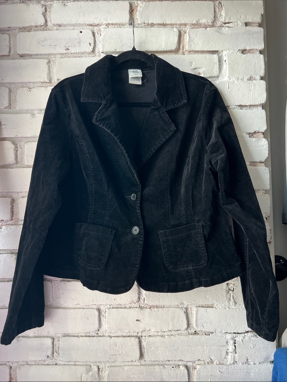 90s vintage 725 originals VELOUR fitted Blazer Velvet Blazer Notched Lapel